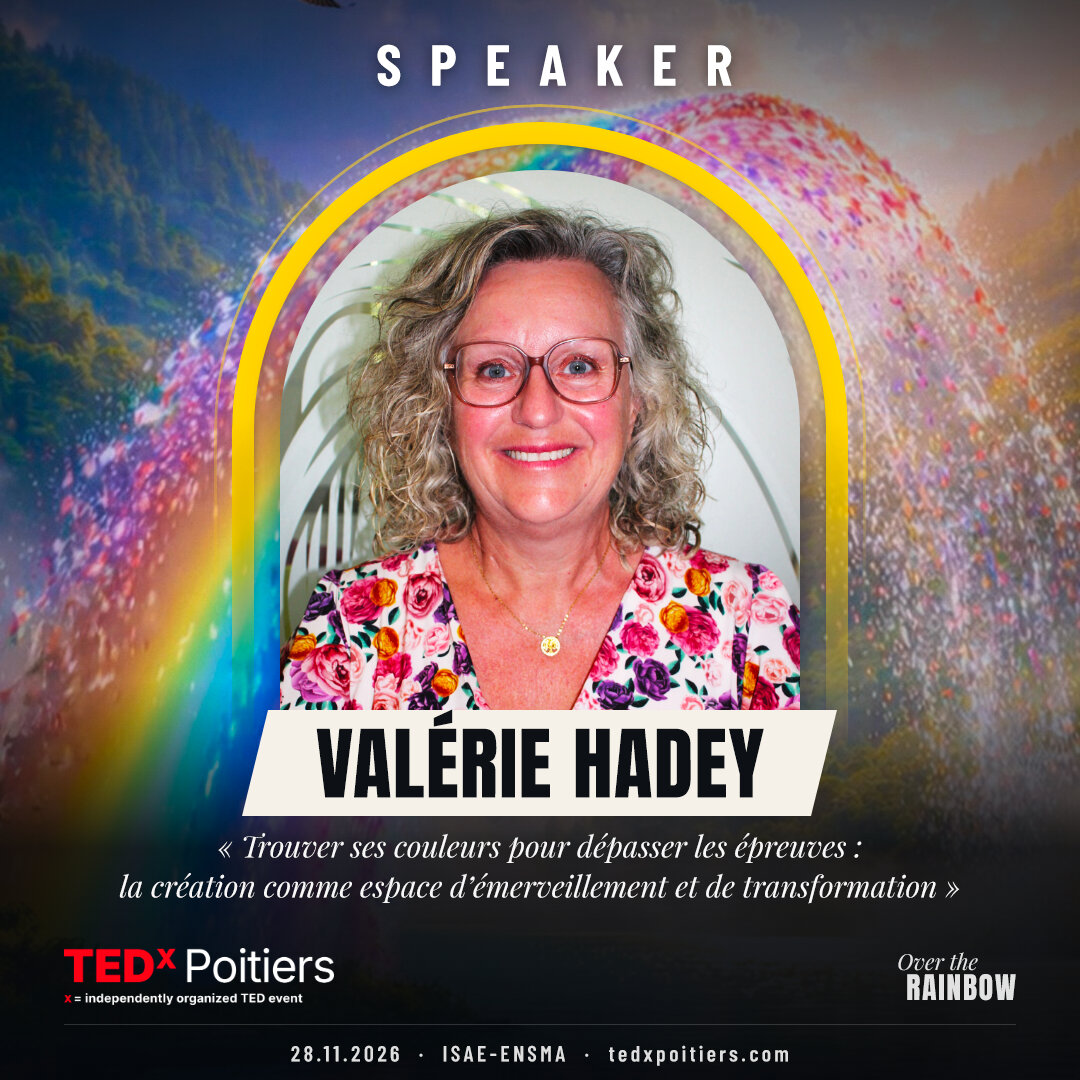 Valérie Hadey, speaker TEDxPoitiers 2026